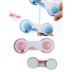 Ligallery - Pengait Pengaman Pintu Lemari Warna Biru & Pink
