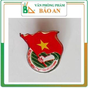 ( COMBO 2 Chiếc)  Huy hiệu đoàn viên Huy hiệu đoàn in hình và đổ keo mặt sau là kim băng cài chất liệu inox rất tiện lợi khi sử dụng