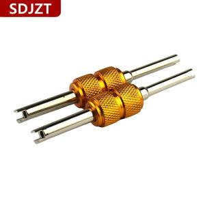 [COD] SDJZT เครื่องมือไขควงถอดก้านวาล์วลมยางอเนกประสงค์อุปกรณ์เสริมรถยนต์ใช้ได้สองแบบ