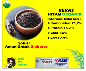 Beras Hitam 1 Kg Berkualitas Premium 100 % Organik