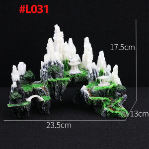 Tiểu Cảnh Trang Trí Bể Rùa Bể Cá - Bệ Phơi Nắng Máng Leo Cho Rùa Phơi Nắng Và Các Loài Bò Sát Chất Liệu Resin Siêu Bền