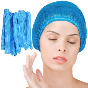 Bouffant Cap Surgical Cap Non Woven Disposable Hairnet Head Covers Net Bouffant Cap OR Cap Surgical Cap - 10 Pieces 25 Pieces 50 Pieces & 100 Pieces