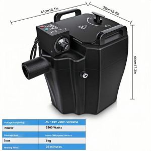 3500W Dry‑Ice Effect Fog Machine Professional Stage e Sprayer for Wedding Performance