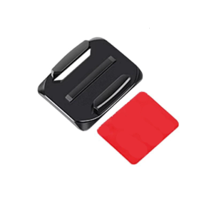 Heavy Duty 1/4inch Mount Adapter Curved Flat Helmet Base Mount with Adhesive Pad for Action Camera Photography