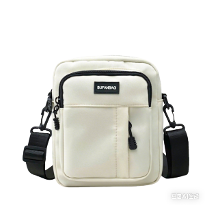 Lightweight Nylon Shoulder Bag with Adjustable Strap Wear-Resistant Workwear Style for Daily Use