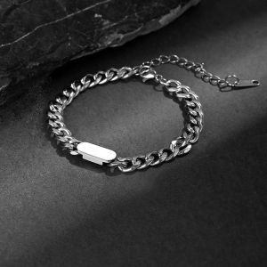 Cuban Personalized Name Titanium Bracelet Gift For Men And Women For Couple Bracelet gifts