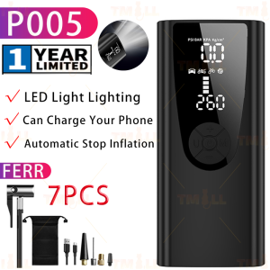 [✅SG Ready Stock] Electric Air Pump Tyre Car Inflator Portable Pump Digital Tire Pressure Detection Bike Bike Motorcycle