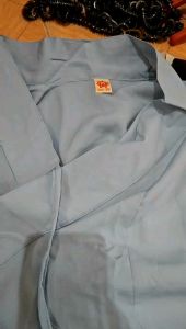 áo tràng Phật tử lụa mềm có thêu/ áo tràng đi chùa lụa hàng may kỹ( kèm video thật)