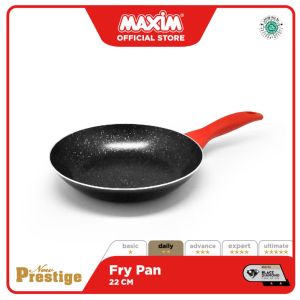 Maxim New Prestige Wajan Teflon Anti Lengket 22cm Frypan