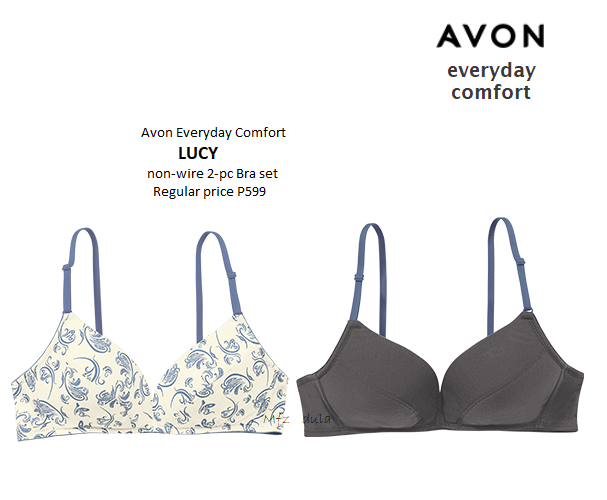Avon Fashion Everyday Comfort LUCY non-wire 2-pc bra set