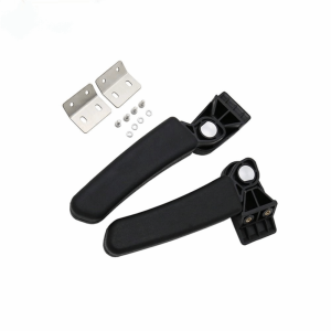 VOYUE Universal Rear Armrest Kit Passenger Seat Alloy Folding Top Box Arm Rest Professional Accessories Motorcycle Rear Folding Top Case