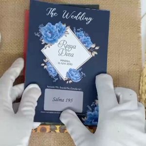 (100 pcs) Undangan Pernikahan Murah Cantik S 195