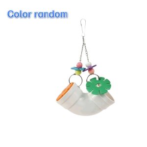 OUTOPEN Chống cắn Đường ống tìm thức ăn của chuột hamster Đầy màu sắc Trò chơi ăn vặt bí mật Đồ chơi gặm nhai cho chim Hài hước Nhựa Đồ chơi treo cho vẹt Thú cưng nhỏ