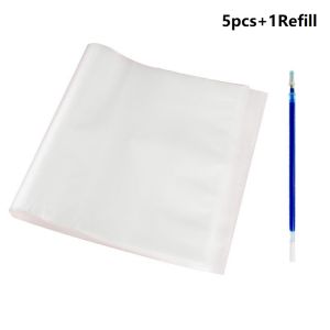 5pcs 25x25cm Kertas Bordir Water Soluble Untuk Stabilizer Bordir/Water Soluble Embroidery Stabilizer