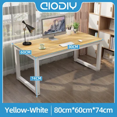 AIODIY Computer desk Gaming Table study table brand new computer table office desk laptop game desk computer table for desktop desktop table thick solid wood is waterproof corrosion resistant wear resistant High temperature resistance without deformation