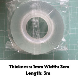 🇸🇬SG Seller | Versatile Nano Double-sided Tape - Traceless Removal Strong Adhesion Multipurpose Waterproof Reusable