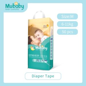 Mubaby Baby Diaper Tape Medium(6-11kg)  diapers - 50 pcs - Diaper Medium Size