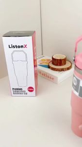 900ml 304 Stainless Steel Handheld Thermos Insulated Vacuum Tumbler Hot or Cold Mugater Bottle with Straw Handle