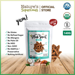 [NEW] Organic Crispy Coconut Rolls Snack – Original 140G Pack - Healthy Vegan Gluten Free Halal No Added Sugar