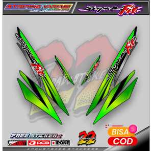 STRIPING VARIASI SUPRA FIT / STICKER LIST MOTOR HONDA SUPRA FIT