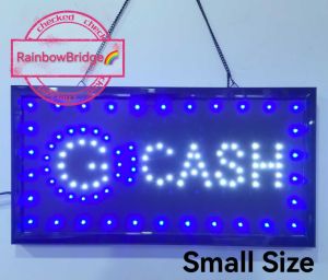RAINBOW BRIDGE Energy saving light billboard G-CASH LED SIGN (2288 New-BLUE-WHITE-Small-Large) #SIZE: W48cm & W60cm BIG #881