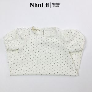 Đầm bé gái NHULII Đầm ren hoa nhí tiểu thư cho bé 6 đến 16 kg NI027