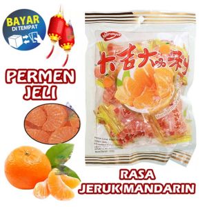 Mandarin Orange Jelly Candy Hong Mao Permen Imlek Jelly Jeruk Mandarin Manisan Imlek Parcel IMLEK Chinese New Years Chen Liang Ji 504gram