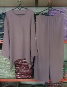 nikka cringcle airflow stelan celana tunik jumbo saiz LXLXXL model terbaru /sangatlah eleugan dan cantik saat ini/ lagi trendy harga murah kualitas bagus
