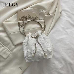 IELGY Túi Vải Kèm Túi Xô Túi Messenger Dây Xích Thời Trang Đơn Giản Cho Nữ