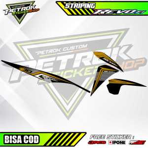 STRIPING VARIASI HONDA REVO FI / STICKER LIST MOTOR REVO F1