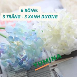 Bó 6 Hoa Cẩm Tú Cầu Giả Mini Siêu Đẹp Trang Trí Nhà Cửa Rạng Rỡ Decor Sự Kiện Chụp Ảnh