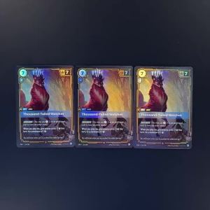 League Of Legends Riftbound Unit Card Thousand-Tailed Watcher Card OGN-116 Textured Foil Card Anime Collectible Cards2026