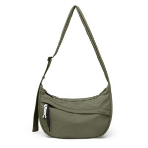 ≮928≯GOLF QUALITY Fashion Crossbody Bag for Women and Men Lightweight Nylon Dumpling Bag Casual Messenger Bag Simple Style Sling Shoulder Bag