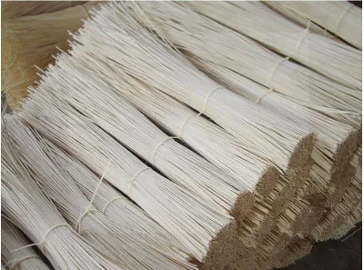 10 Que Mây Khuếch Tán Tinh Dầu Màu Trắng Ngà Tự Nhiên - Reed Diffuser