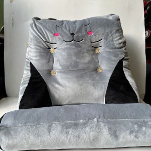 Đệm tựa lưng bảo vệ eo tam giác tháo rời tatami  I M Meat Dễ Thương và giặt gối tựa