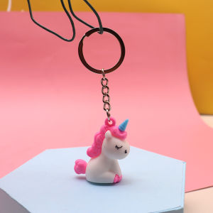 Cartoon Keychain，Cute Cartoon Trendy and Fashionable Beautiful and Elegant Durable 3D Soft Rubber Strong Three-Dimensional Sense and Bright Color Exquisite and Compact Items Easy to Carry for Bag Pendant Decoration