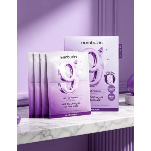 Mặt Nạ Nâng Cơ NUMBUZIN No.9 NAD+ BIO Lifting-sil Full Face Mask (4 Sheets + Lifting Band) 28ml