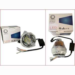 Lampu Utama LED Projie Hi Low Motor Gen 2 U12 Bulat Running 30Watt Projector 30 Watt ( MERAH BIRU MERAH )