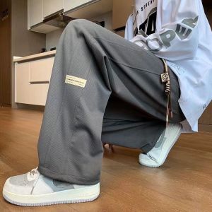 #063#L-5XL#กางเกงขายาวผู้ชายกางเกงลำลองสไตล์เกาหลีงานปักเท่ๆผ้ายืดหยุ่นใส่สบายสายเชือกเอวสวยๆเนื้อผ้าคุณภาพดีใส่สบายใส่ได้ทุกโอกาส