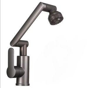 BHQ Kitchen Sink 1080° Rotation Stainless Faucet 4 Mode Basin Tap 2 Outlet Cold & Hot Water