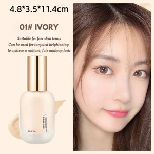 Lightweight Liquid Foundation Long Lasting Oil Control Waterproof Concealer Even Skin Tone Face Makeup Base