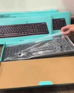 Bàn Phím Có Dây Logitech K120 USB – Bàn Phím Văn Phòng Chính Hãng Gõ Êm