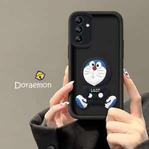 Phone Case Samsung Galaxy A56 A36 A26 A16 A06 A55 A35 A15 5g A25 5g A05s A05 S24 fe ultra S24+ Classic Cute Cartoon Doraemon Design Full Coverage Camera Protection Soft Silicone Casing Samsung A56 5g Cover Case