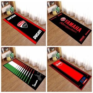 50x160cm Motorcycle Display Mat Anti-Slip Carpet Racing Moto Carpets For Honda Kawasaki Yamaha BMW Suzuki Floor Home Decoration Mats