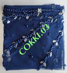Slayer Murah Slendang Pengantin murah kerudung motif Kipas modern mutiara Panjang 150 cm X Lebar 125 cm Toko Cokki.03 untuk Wisuda Hijab Seragaman Kondangan Kerudung Tunangan Pesta Akad Nikah Atasan Pakaian Wanita New Style mua wedding makeuplook Jilbab