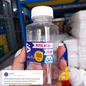 (ECERAN 20 pcs) Botol Kick 250ml 23gr Botol Jus Botol Minuman 250 ml