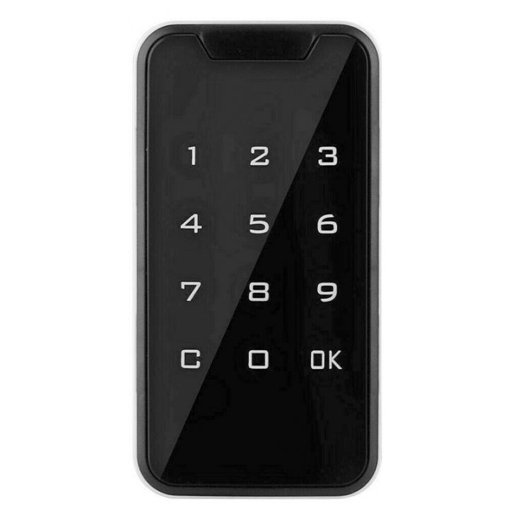 Digital Keypad Door Lock - Keyless Entry Security Lock With Backlit Keypad, 8 User Codes, Reversible Lever For Home & Office