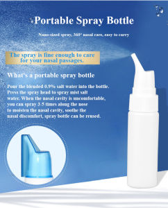 Portable Nasal Re Nasal Wash Bottle Portable Home Use Manual Plastic