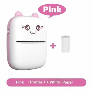 Wireless Bluetooth Mini Portable Pocket Thermal Printer Paper Photo Pocket Thermal Printer 57mm Printing Machine for Business Office Work