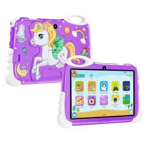 Good Quality Rainbow Horse Childrens learning Tablet 7.0-inch Ultra Clear Screen Memory 8GB RAM +128GB ROM Support 2.4WIFI